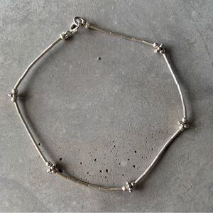 Unique 925 Sterling Silver Beaded Bracelet by LIZZdezigns